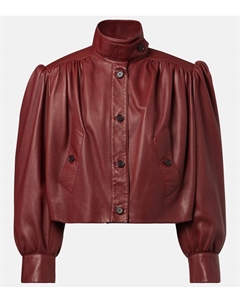 Короткая кожаная куртка, Faded Mahogany Chloe