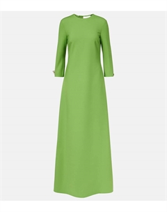 Украшенный кафтан из смесовой шерсти с открытой спиной, Fern Oscar de la renta