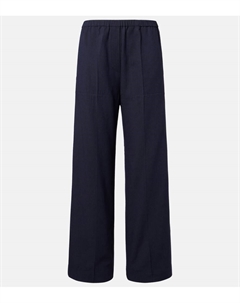 Широкие брюки с высокой посадкой Toteme, Navy
