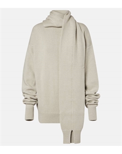 Кашемировый свитер с шарфом, Seed Pearl Calvin klein collection