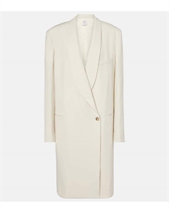 Двубортное шерстяное пальто Evelyn, Seedpearl Calvin klein collection