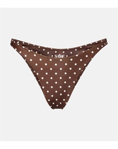 Бюстгальтер в горошек 90-х, Brown Polka Dot Same