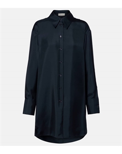 Шелковая атласная рубашка оверсайз, Storm Rohe
