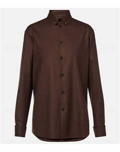 Рубашка из вирджинской шерсти thea, Tawny Bark Loro piana