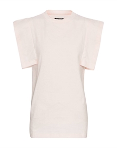 Хлопковая футболка Zelipa, Ecru Isabel marant