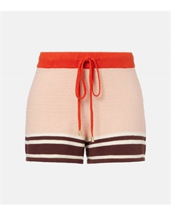 Шорты вязаные из хлопковой смеси Ascension, Stripe Zimmermann