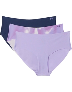 Женские бесшовные трусы-хипстеры (3 шт.) с принтом, Transparent Under armour