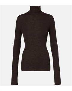 Вязаный свитер из шерсти с рельефным узором, Cocoa Calvin klein collection