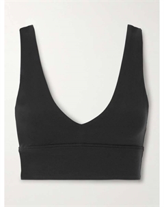 Спортивный бюстгальтер Nulu с v-образным вырезом Yoga Align, черный Lululemon