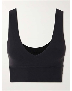 Спортивный бюстгальтер Nulu с v-образным вырезом Yoga Align, черный Lululemon