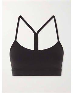 Спортивный бюстгальтер Flow y nulu, черный Lululemon