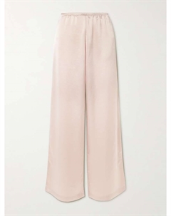 Широкие брюки из сатина с потертостями от Barb, красный Leset