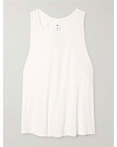 Майка из переработанного джерси с эластичным лифом и сборками, белый Lululemon