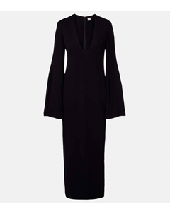 Кэди макси платье Toteme, Black