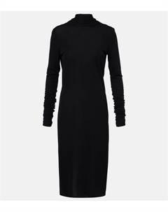 Облегающее платье миди из джерси Toteme, Black
