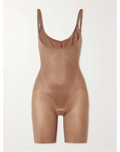 Невидимый боди shape с открытой грудью, бежевый Spanx