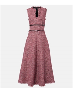 Твидовое миди-платье Dorothy, Multi-Pinks Safiyaa