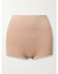 Необыкновенные бесшовные эластичные шорты shape, бежевый Spanx