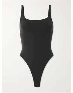 Боди с квадратным вырезом, подходит всем - оникс, черный Skims