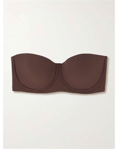 Бюстгальтер без бретелек, подходит всем, цвет какао, коричневый Skims
