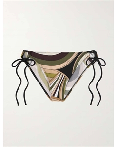 Трусики-Бикини с принтом, зеленый Pucci