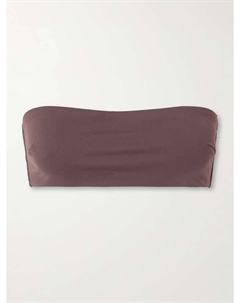 Верх бикини-бандо из переработанного материала, коричневый St. agni