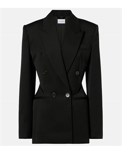 Шерстяной пиджак с вырезом, Black Givenchy