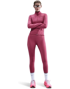 Женские беговые леггинсы Dri-FIT Swift с высокой талией, длиной 7/8 и карманами, Sweet Beet/Reflective Silver Nike