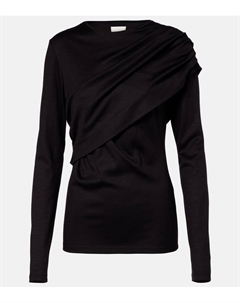 Асимметричный топ из вирджинской шерсти, Black Isabel marant