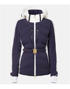 Кира утепленная лыжная куртка с капюшоном и поясом Bogner