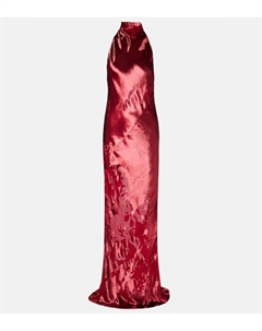 Велюровое платье с открытой спиной на бретелях, Jam Exclusive The sei