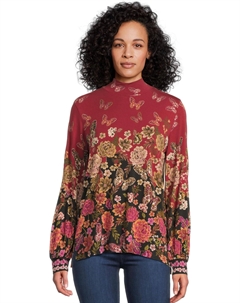 Женская кофта-фонарик с воротником-стойкой Janie Favorite от Karie, Karie Johnny was