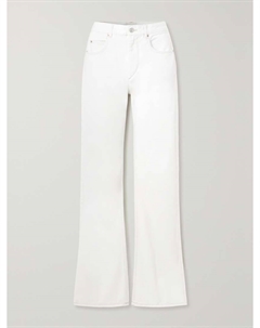 Расклешенные джинсы Belvira с высокой талией, белый Isabel marant