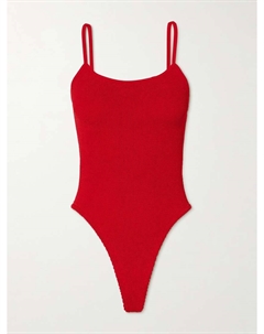 Купальник Petra из сирсакера, красный Hunza g