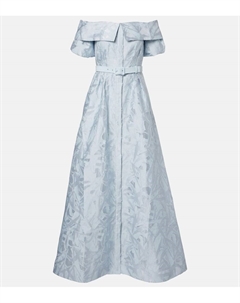 Свадебное платье Anneli из хлопкового жаккарда, Soft Blue Rebecca vallance