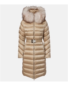 Пальто Leersie с отделкой из овчины Moncler