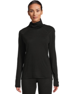 Женская кофта Durawool с высоким воротом и длинным рукавом, Black Helly hansen