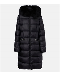 Боедик куртка пуховая с отделкой из овчины Moncler