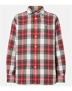 Фланелевая рубашка из хлопка, Redcrmgrn Polo ralph lauren