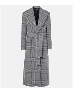 Хаундстут плащ из шерстяной смеси, Quadri-Check-Tartan Dolce&gabbana