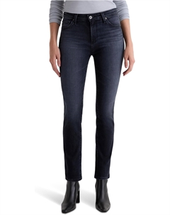 Женские джинсы Mari средней посадки Slim Straight Jeans в Glitch, Glitch Ag jeans