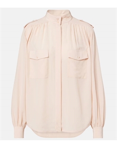 Шёлковая рубашка, Delicate Pink Chloe