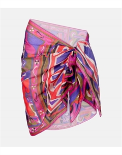 Хлопковый пляжный кардиган орхидея, Multicolor Pucci