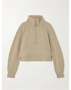 Толстовка из флиса с хлопковой смесью Scuba, бежевый Lululemon