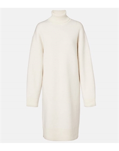 Шерстяное платье-свитер с кашемиром Toteme, Milk