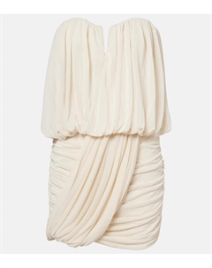 Платье-корсет Adeli из драпированного джерси, Ecru Isabel marant