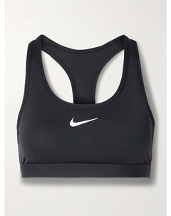 Спортивный бюстгальтер Swoosh Dri-Fit, черный Nike
