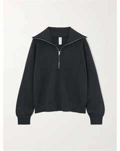 Толстовка Airessentials из эластичного джерси с молнией на половину длины, черный Spanx