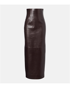 Кожаная макси-юбка Loxley, Mud Khaite