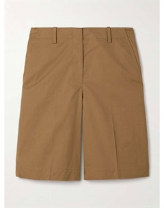 Шорты из хлопка и поплина, коричневый Theory